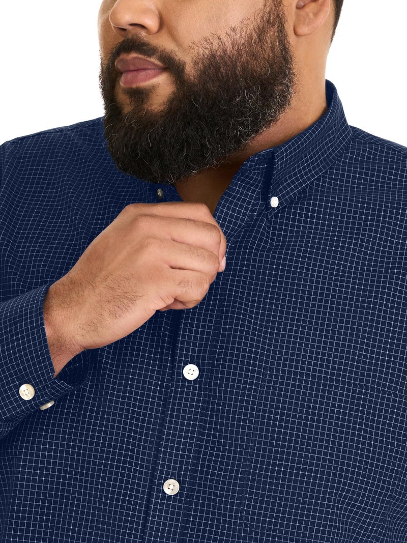 Van Heusen Wrinkle Free Poplin Long Sleeve Shirt - Image 5
